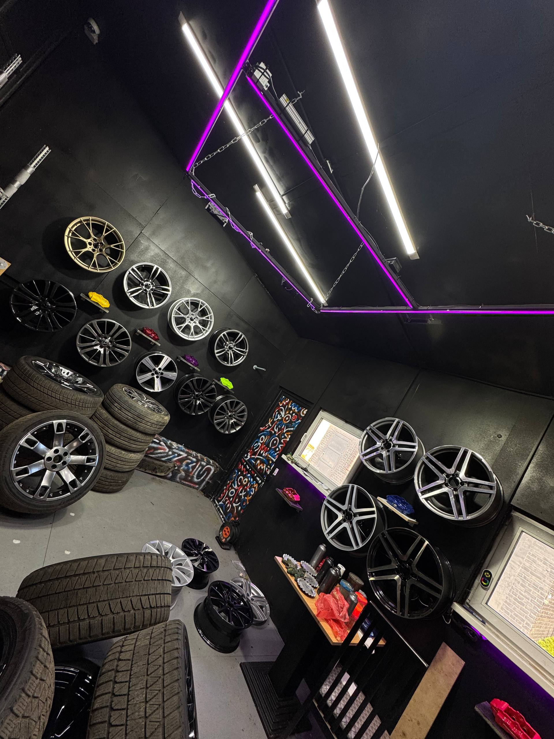 Зона приёмки дисков Forwardpaint.by